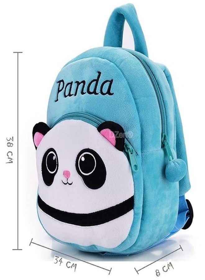 LAVI Panda Kids School Bag Soft Plush Backpacks Cartoon(Pack of 1) - Image 2